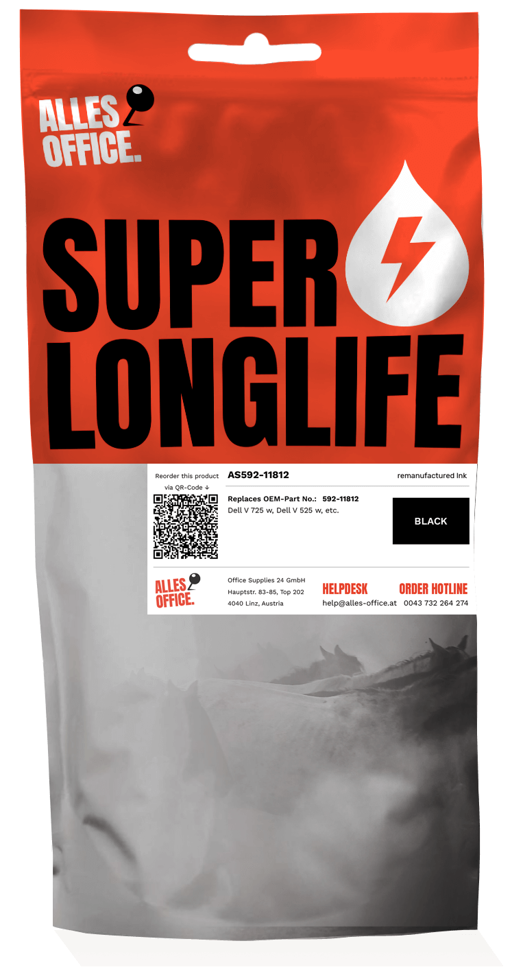 Superlonglife Dell 592-11812 / R4YG3 Tinte schwarz