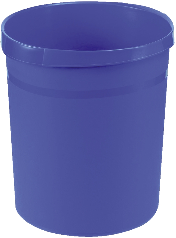 Papierkorb Grip 18l blau HAN 18190-14 rund