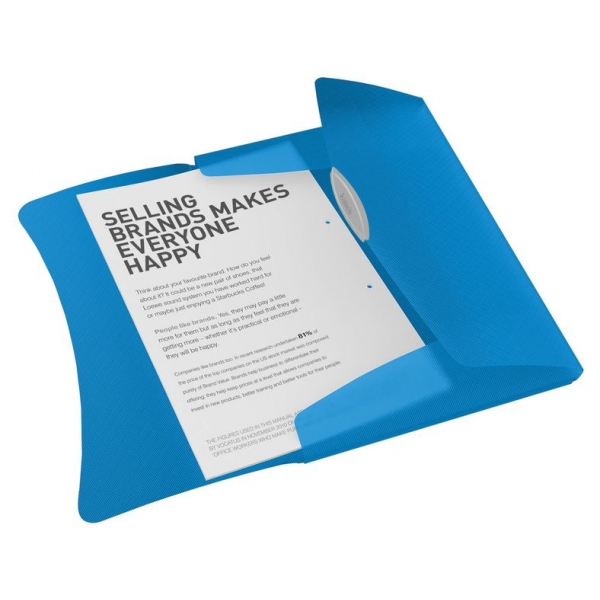 ESSELTE 624040 Polypropylene (PP) Blau Dokumentenmappe