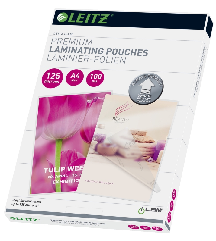 Laminierhülle A4 2x125my LEITZ 7481-00-00 UDT