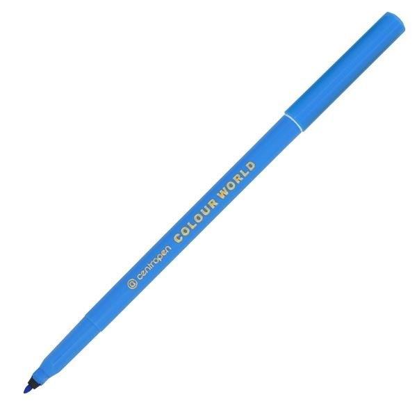 Marker blau CENTROPEN COLOUR WORLD 7551, 2 mm, 1 mm