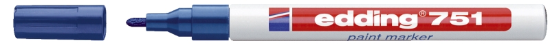 Lackmarker  blau EDDING 751-003   1-2mm