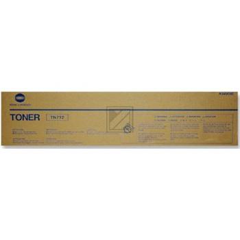 Original Konica Minolta A3VU050 / TN-712 Toner schwarz
