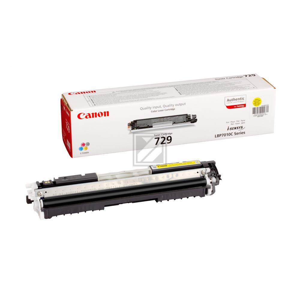 Original Canon 4367B002 / 729Y Toner gelb