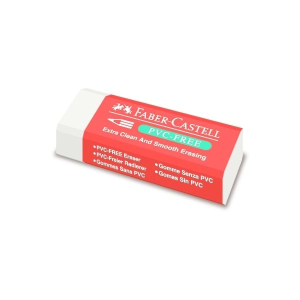Faber-Castell PVC-Free Radierer Weiß 1 Stück(e)