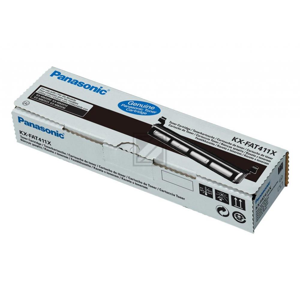 Original Panasonic KX-FAT411X Toner schwarz