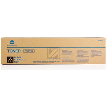 Original Konica Minolta A070151 / TN-411K Toner Schwarz