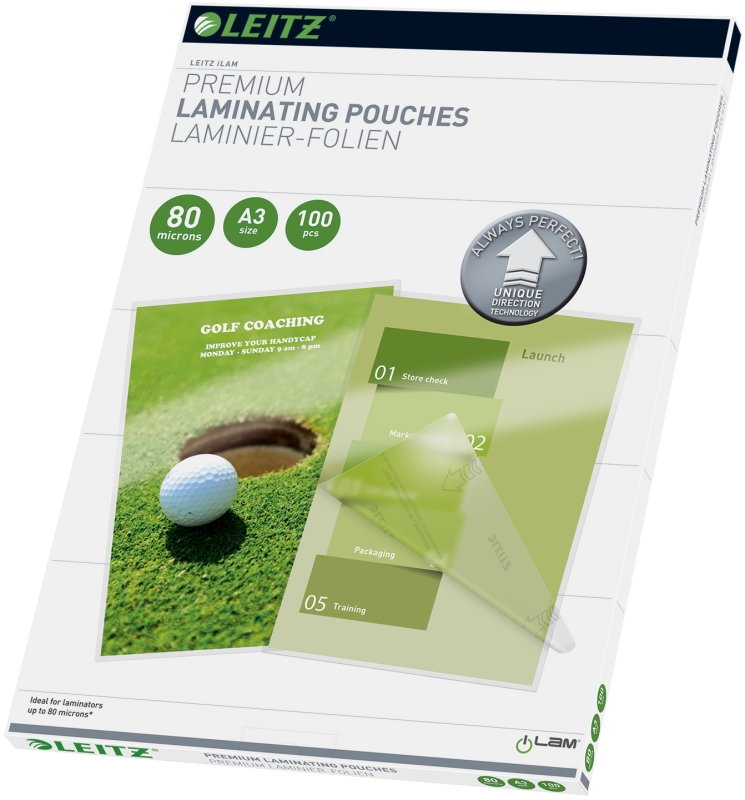 Laminierhülle A3 2x80my LEITZ 7485-00-00 UDT