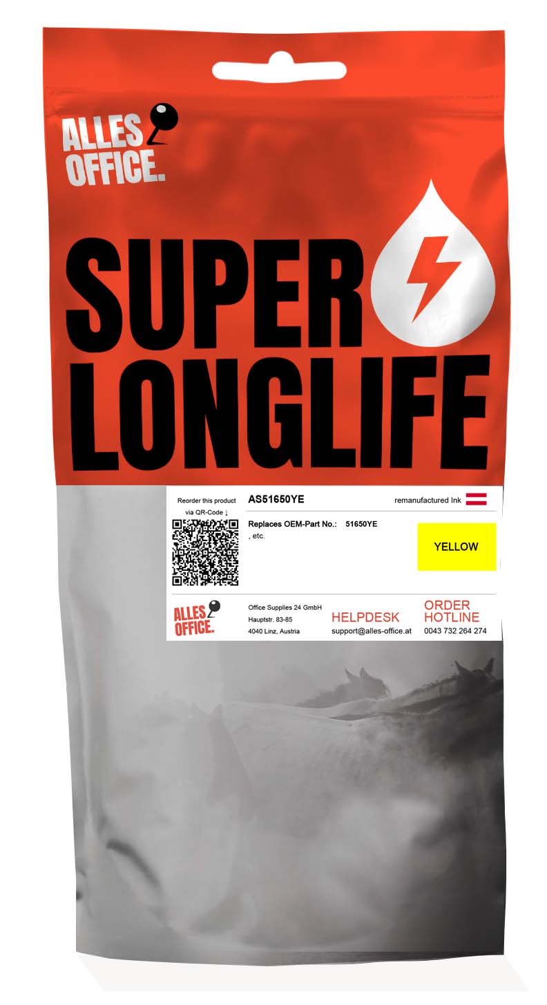 Superlonglife HP 51650YE / no.50 Tinte gelb