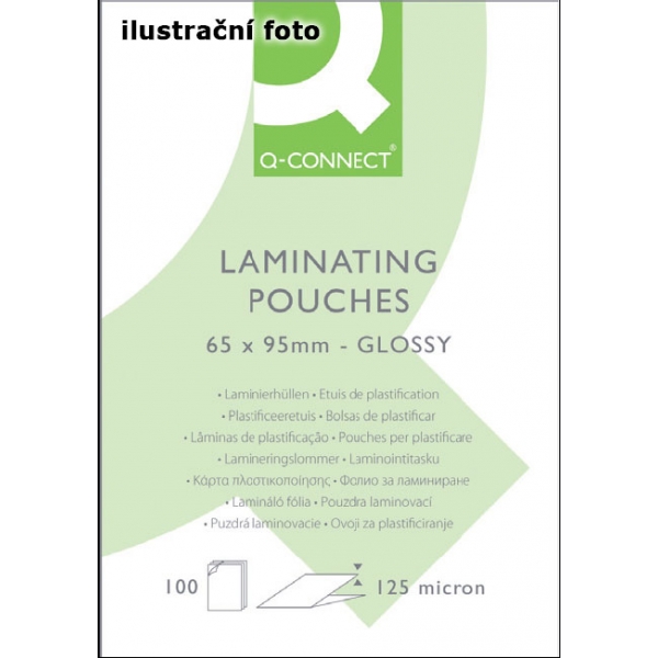 Laminierhülle A4 2x125my 25 Stück Q-CONNECT KF24056 selbstkl.