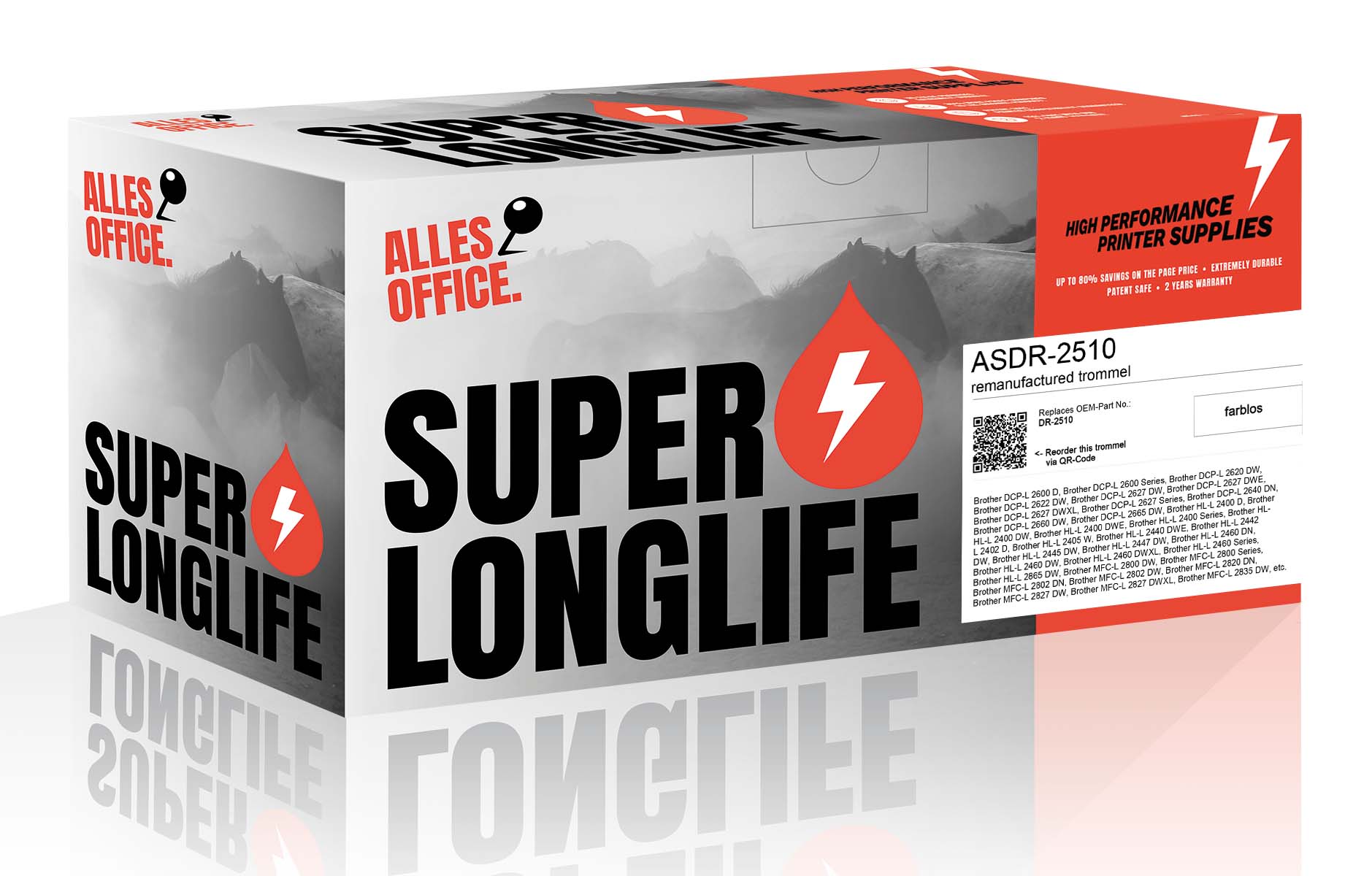 Superlonglife Brother DR-2510 Trommel farblos