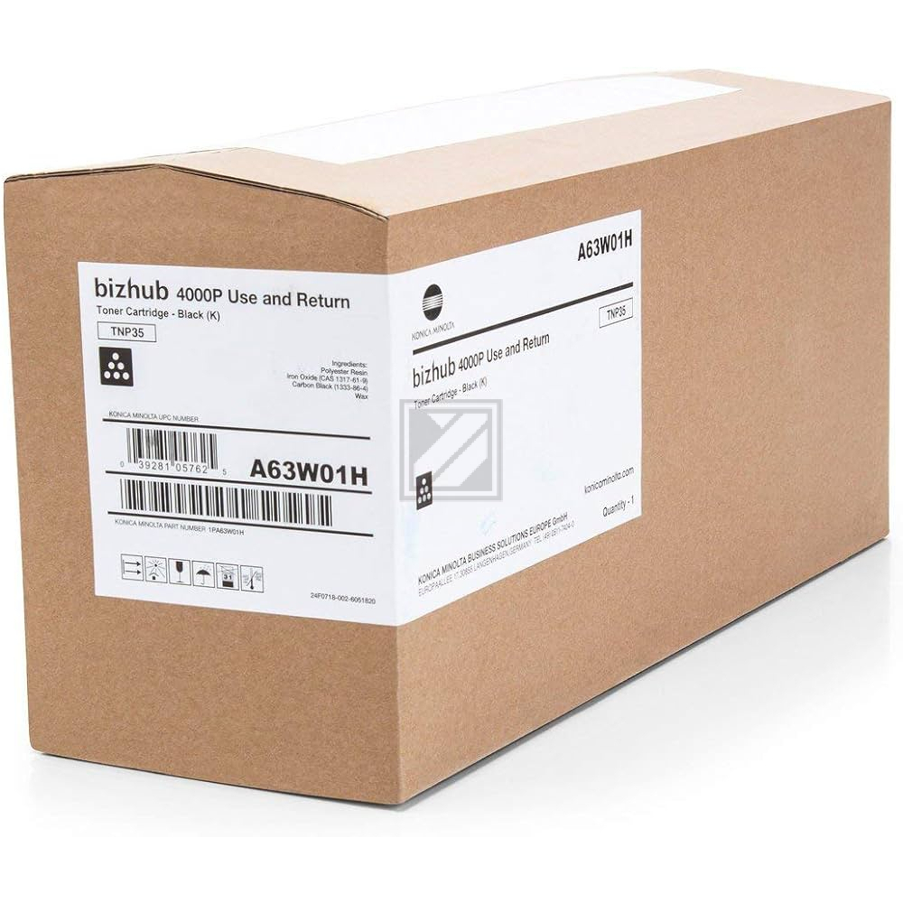 Original Konica Minolta A63W01H / TNP-35 Toner schwarz