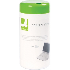 Reinigungstuch 100ST Q-CONNECT KF04501A alkoholfr.