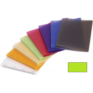 Ringmappe OPALINE, A4, 2 cm, Ringtyp O - 1,5 cm, grün