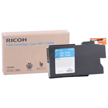 Original Ricoh 888550 / DT1500CYN Tinte cyan