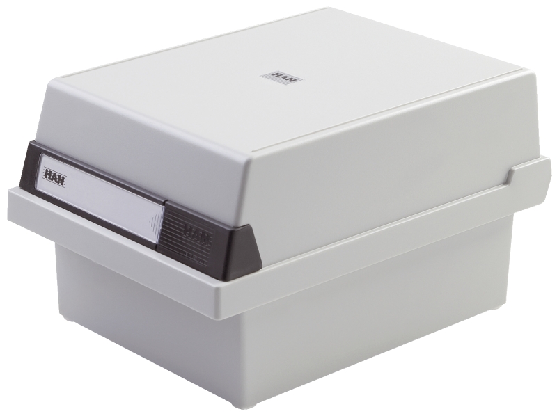 Karteikasten A6q hellgrau HAN 966-11 f. 800 K.