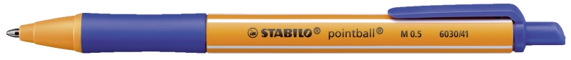 Kugelschreiber Pointball blau STABILO 6030/41 0,5mm