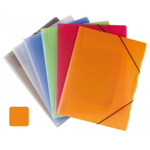 Dreiflügelmappe orange OPALINE, A4 Q-CONNECT KF02314 A4 PPL