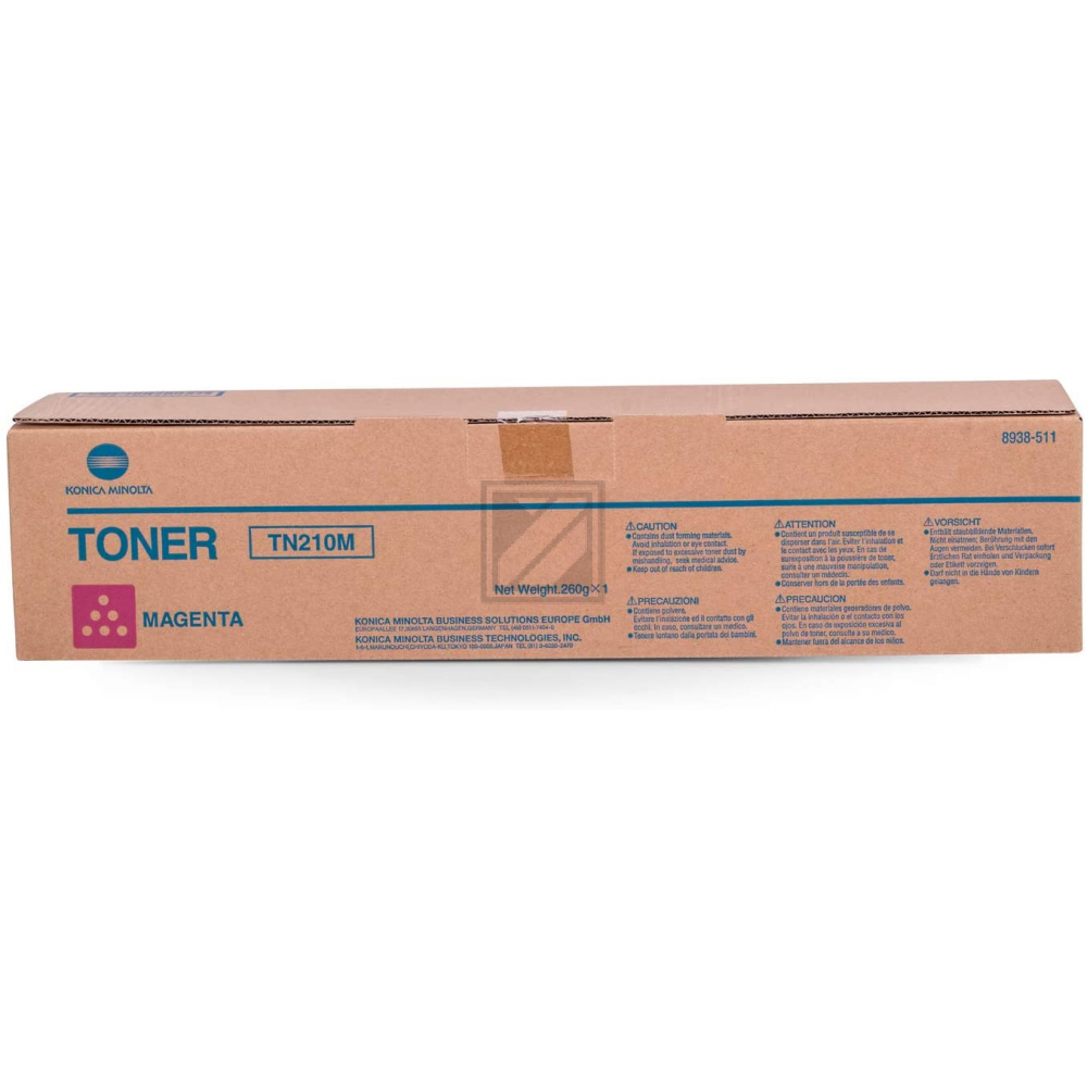 Original Konica Minolta 8938511 / TN-210M Toner magenta