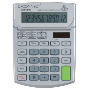 Tischrechner Solar Q-CONNECT KF01605 12-stellig