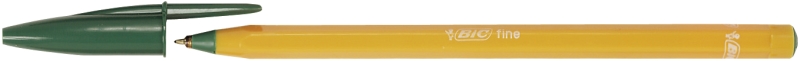 Kugelschreiber Einweg F grün BIC 1199110113 Orange