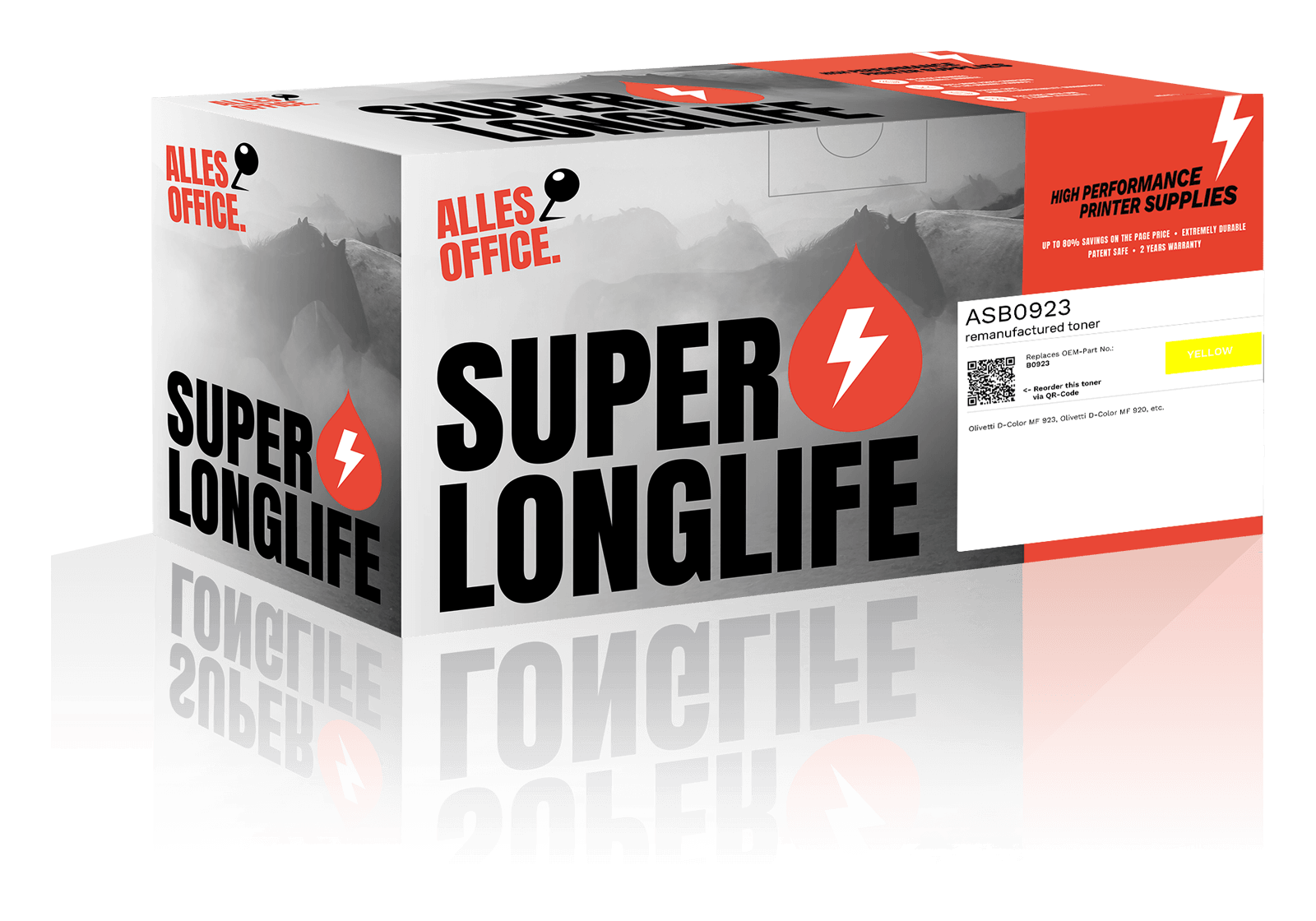 Superlonglife Olivetti B0923 Toner gelb