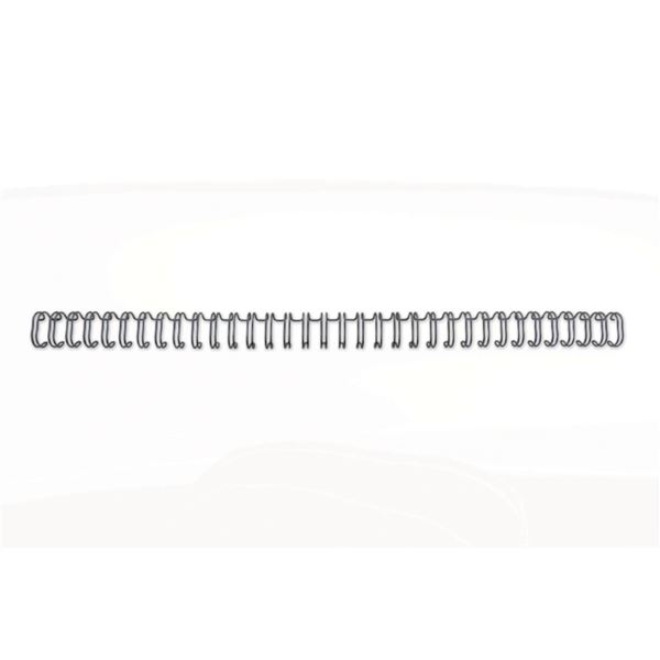 GBC WireBind Drahtbinderücken, schwarz, 8mm (100)