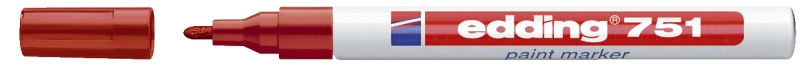 Lackmarker  rot EDDING 751-002   1-2mm