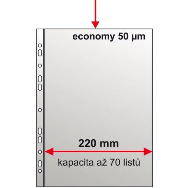 Prospekthülle, A4 matt, 50 Stück
