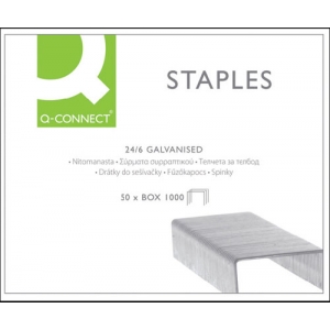 Heftklammer 24/6 1000 Stück Q-CONNECT KF01278 verzinkt