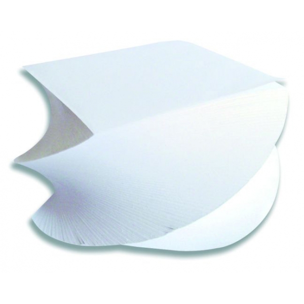 Propeller Klebewürfel, 8,5 x 8,5 x 6 cm, weiß