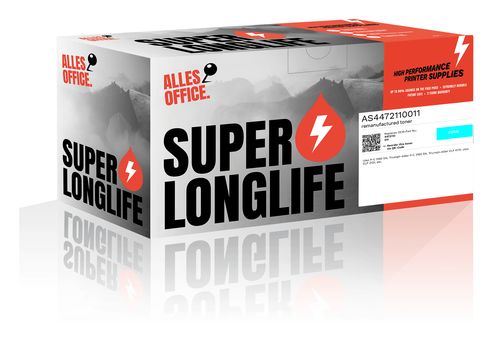 Superlonglife Utax 4472110011 Toner cyan