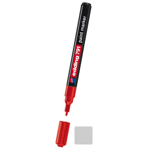 Lackmarker  EDDING 791, 1-2 mm, silber