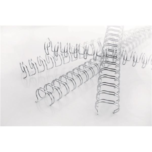 GBC WireBind Drahtbinderücken, schwarz, 6mm (100)