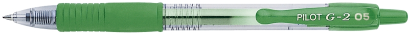 Gelschreiber G-2 05 EF grün PILOT BL-G2-5-G 2615004