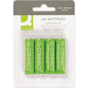 Batterie AA/LR6 1,5 V 4ST Q-CONNECT KF00489 MediaRange