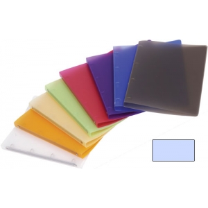 Ringmappe OPALINE, A4, 2 cm, Ringtyp O - 1,5 cm, transparent