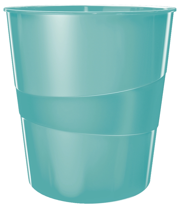 Papierkorb WOW 15 eisblau LEITZ 5278-10-51