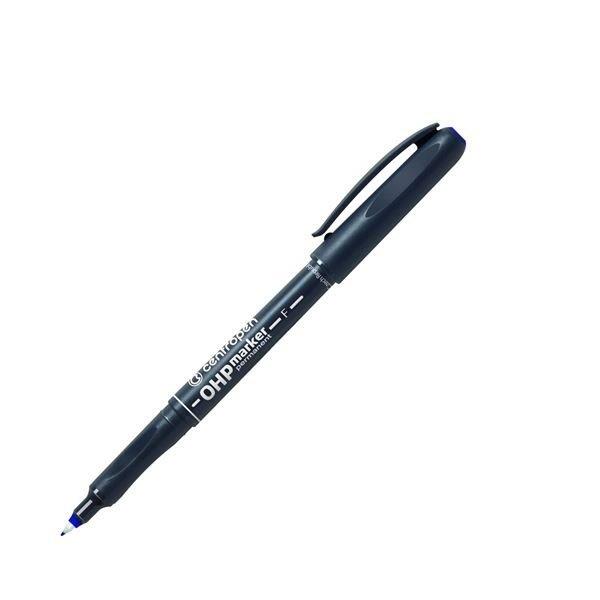 CENTROPEN MARKER OHP PERMANENT 2634 S, 2636 F, 2637 M, 0,6 mm, blau
