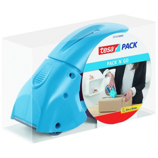 Verpackungsbandabroller +1Rolle blau TESA 51112-00000-00 pack'n'go