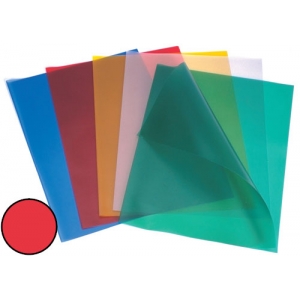 Aktenhülle A4 100ST rot Q-CONNECT KF00306 120my