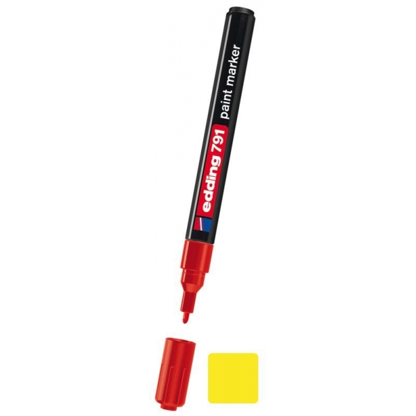 Lackmarker  EDDING 791, 1-2 mm, gelb