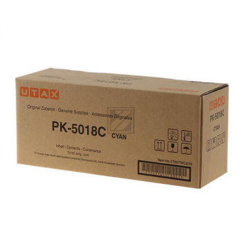 Original UTAX 1T02TWCUT0 / PK-5018C Toner cyan