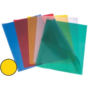 Aktenhülle A4 100ST gelb Q-CONNECT KF00308 120my