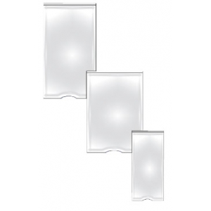 Rückentasche, 10,2 x 5,5 cm, 10 Stück