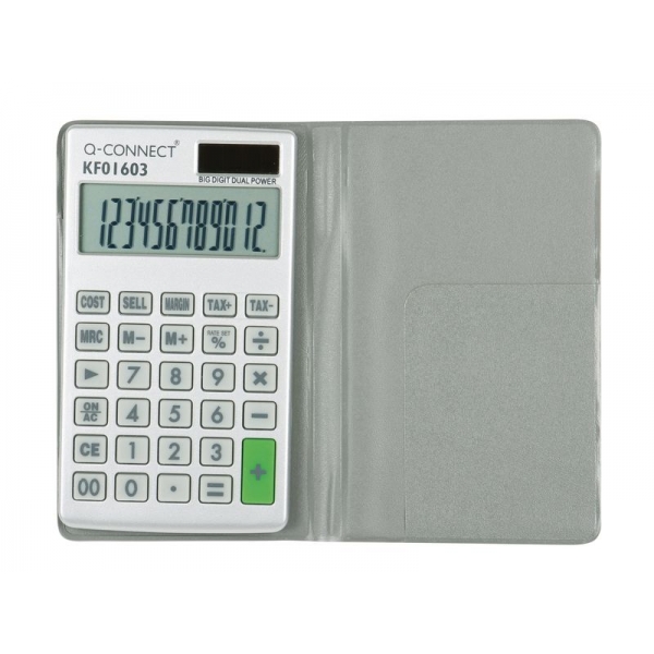 Taschenrechner Solar Q-CONNECT KF01603 10-stellig