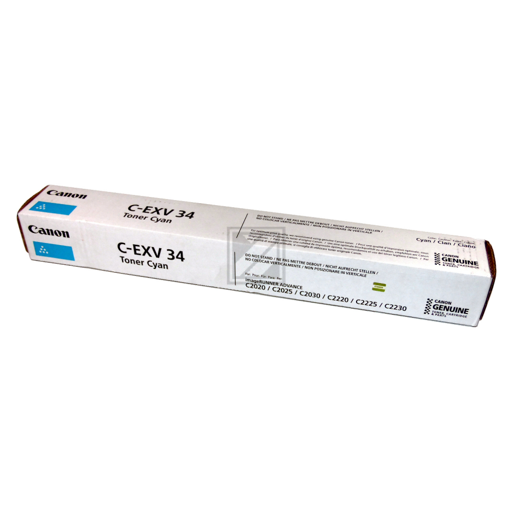 Original Canon 3783B002 / C-EXV34 Toner cyan