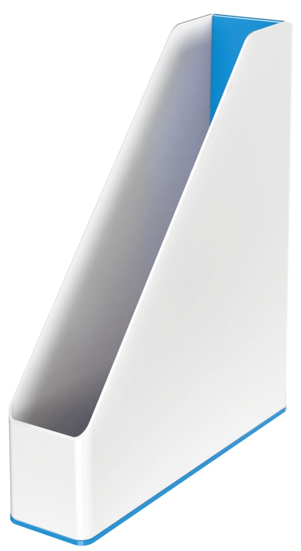 Stehsammler WOW A4 weiß/blau metallic LEITZ 5362-10-36 Duo Colour
