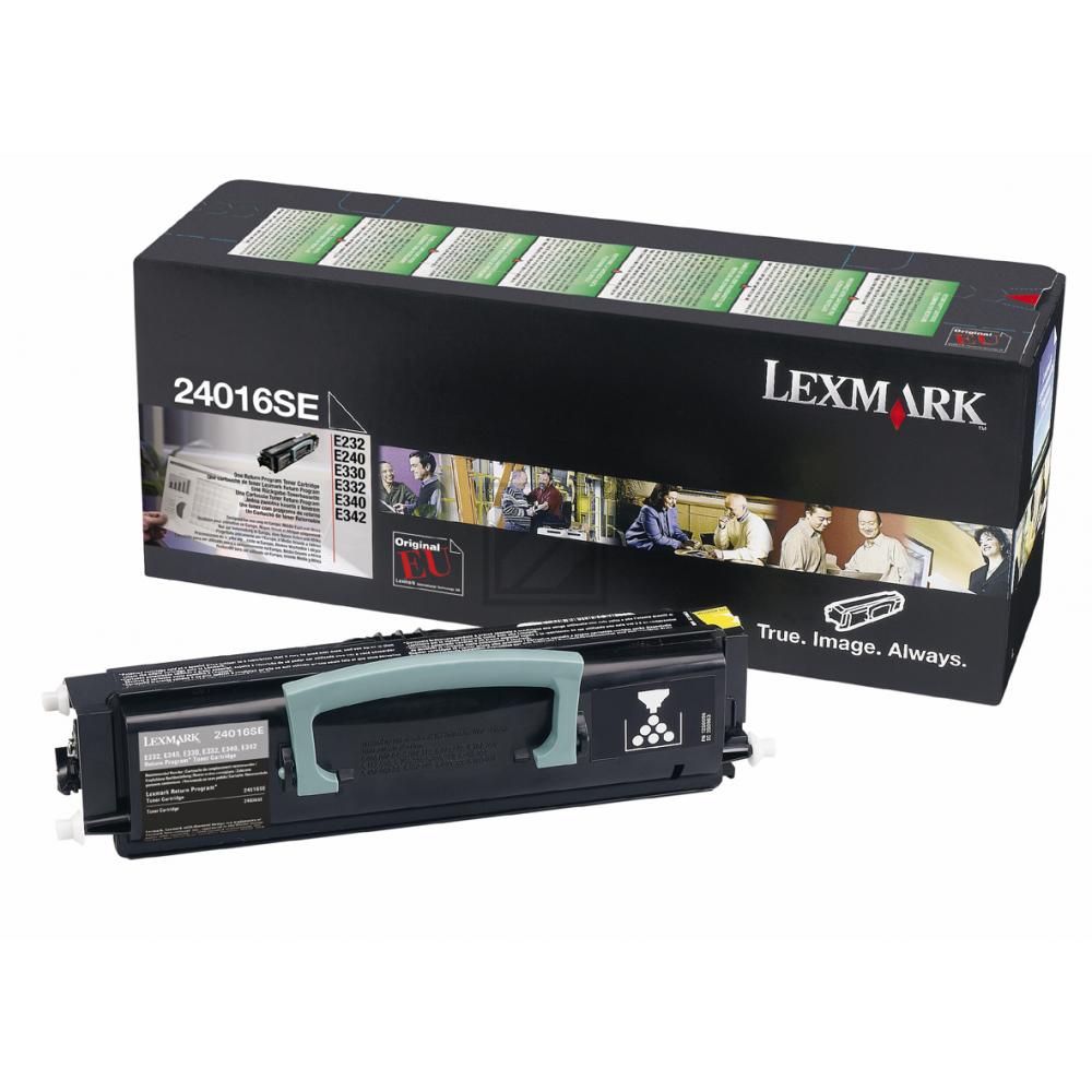Original Lexmark 24016SE Rückgabe-Toner schwarz