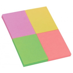 Haftnotizblock 4x50 Blatt 4farbig Q-CONNECT KF10510 38x51mm